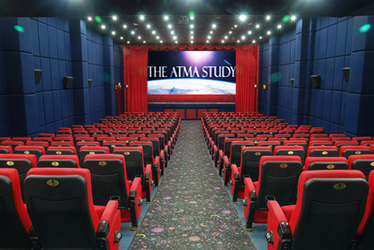 photo/ graphic of movie theater playing The ATMA Study on screen ...purchased from Phuong Nguyen - Fotolia.com 